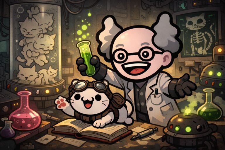 Mewgenics: Dr. Beanie Quest Walkthrough and Neverstones Guide