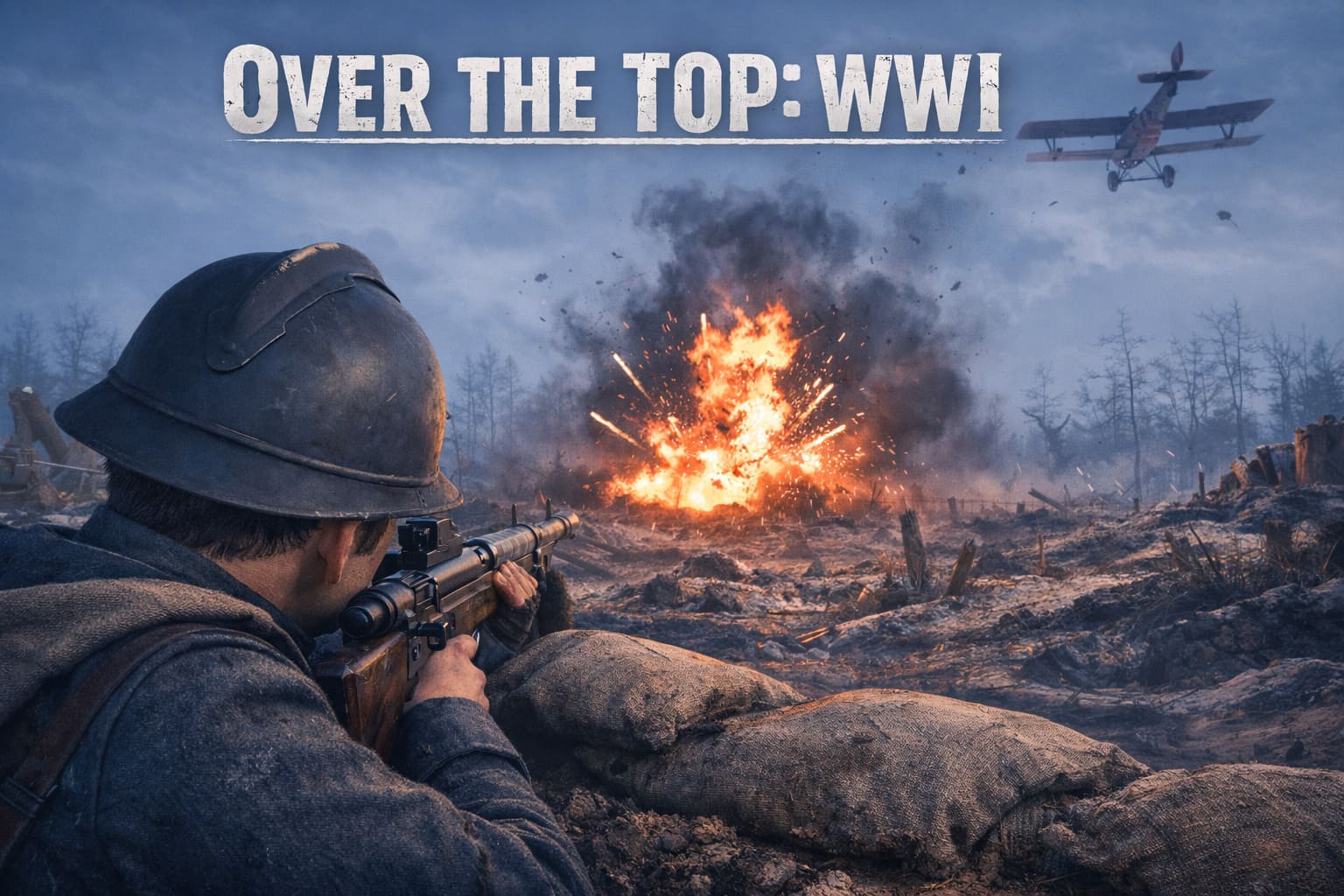 Over The Top: WWI Gameplay Trailer 2026 – Sandbox Trench Warfare ...