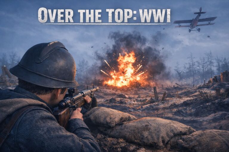 Over The Top: WWI Gameplay Trailer 2026 – Sandbox Trench Warfare Experience