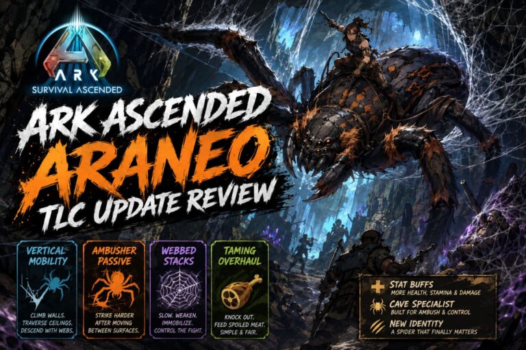 ARK Ascended Araneo TLC Update Review