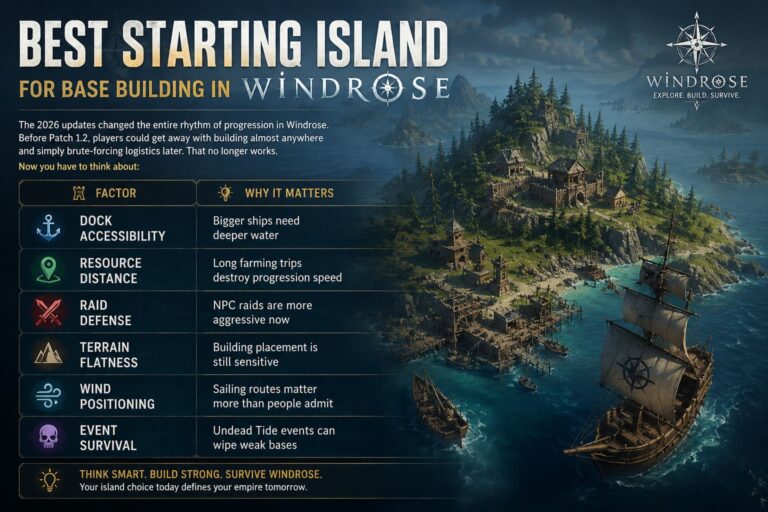 Best Starting Island for Base Building in Windrose (2026 Strategy Guide)