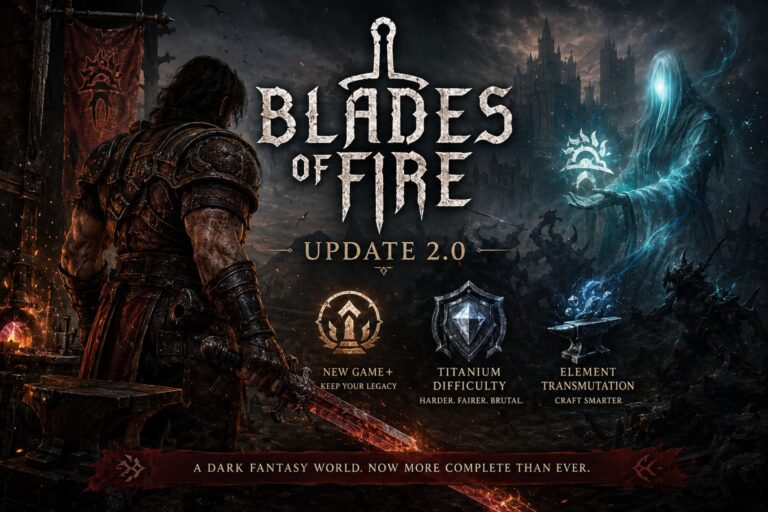 Blades of Fire Update 2.0 Patch Notes: New Game Plus, Titanium Difficulty, and Full Steam Breakdown