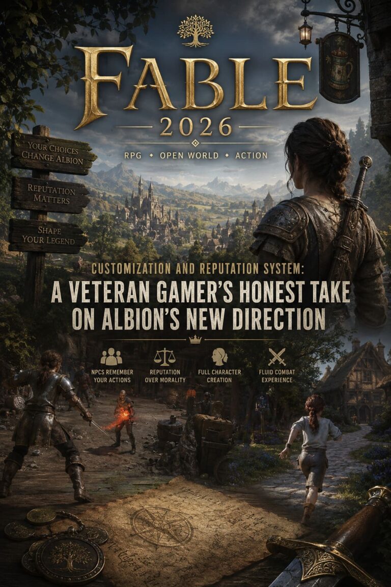Fable 2026 Customization and Reputation System: A Veteran Gamer’s Honest Take on Albion’s New Direction