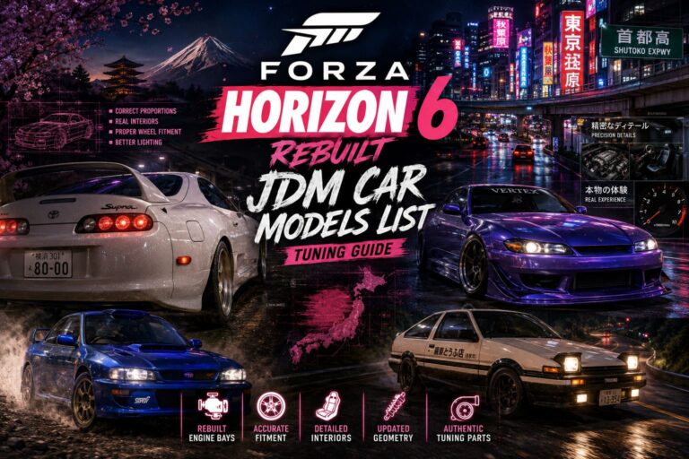 Forza Horizon 6 Rebuilt JDM Car Models List: Tuning Guide