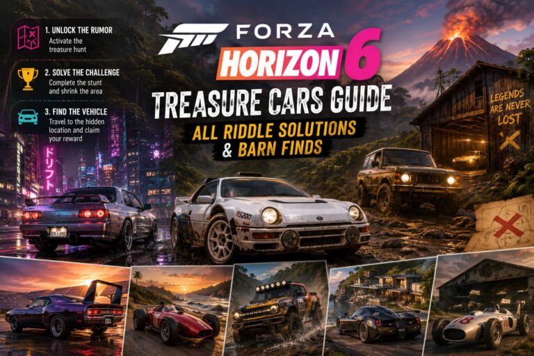 Forza Horizon 6 Treasure Cars Guide: All Riddle Solutions and Barn Finds