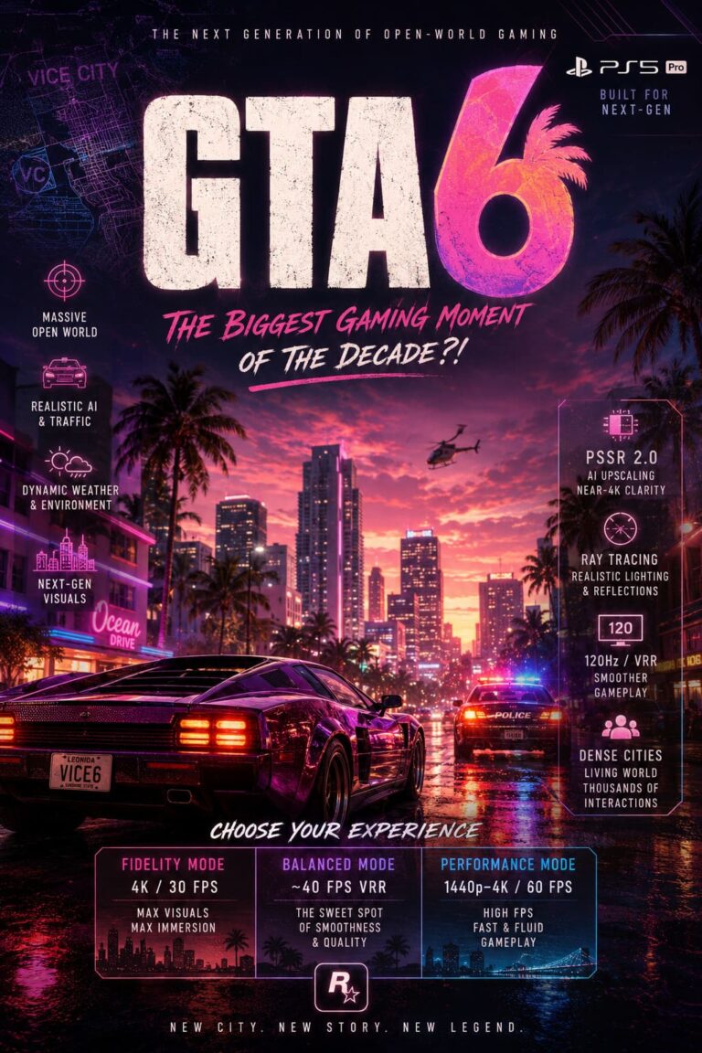 GTA 6 on PS5 Pro: The Biggest Gaming Moment of the Decade?