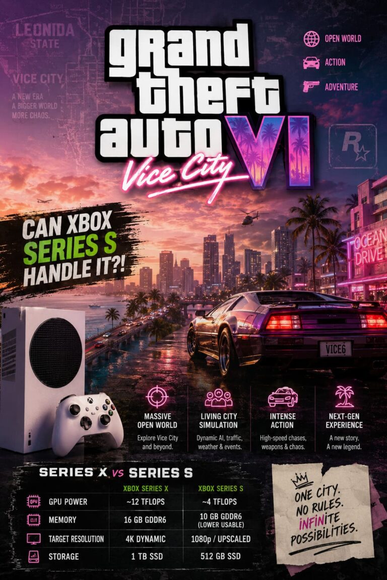 GTA 6 on Xbox Series S: Can the Budget Console Handle It?