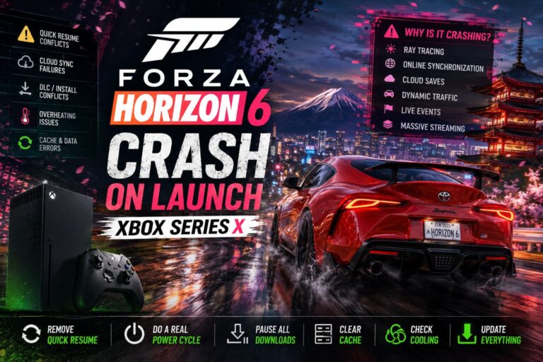 How to Fix Forza Horizon 6 Crash on Launch on Xbox Series X