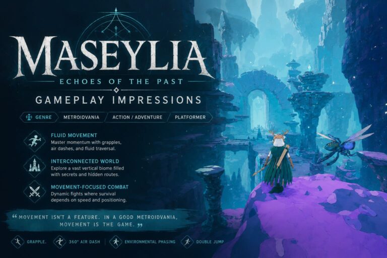 Maseylia: Echoes of the Past Gameplay Impressions