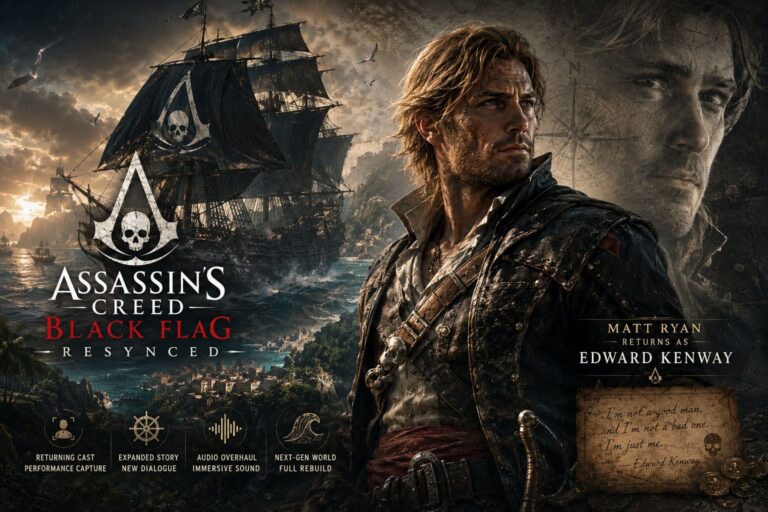 Matt Ryan Returns as Edward Kenway: The Ultimate Pirate Revival