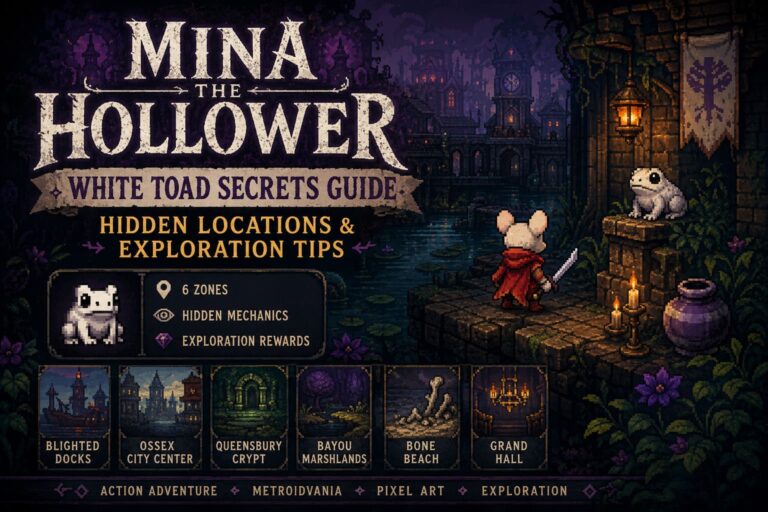 Mina the Hollower White Toad Secrets Guide: Hidden Locations & Exploration Tips