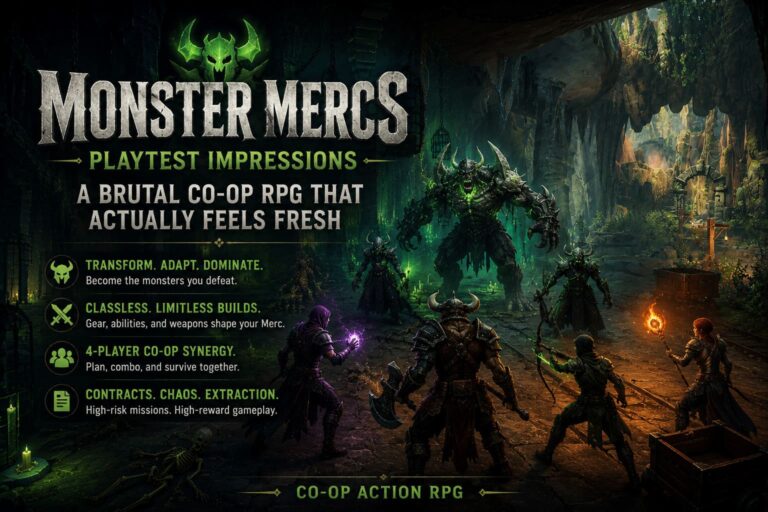 Monster Mercs Playtest Impressions: A Brutal Co-Op RPG That Actually Feels Fresh