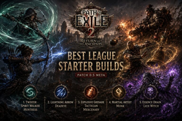 Path of Exile 2 Return of the Ancients Best League Starter Builds (Patch 0.5 Meta)