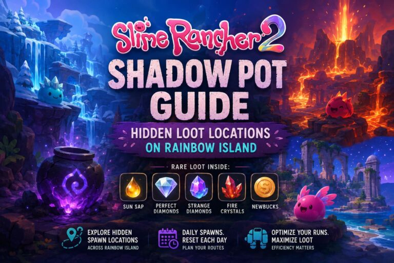 Shadow Pot Guide for Slime Rancher 2: Hidden Loot Locations on Rainbow Island