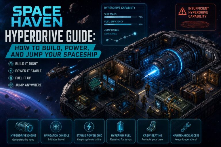 Space Haven Hyperdrive Guide: How to Build, Power, and Jump Your Spaceship