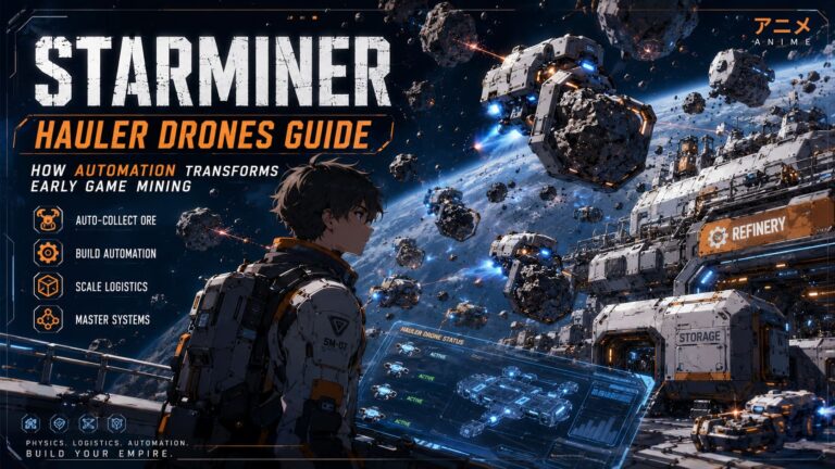 Starminer Hauler Drones Guide: How Automation Transforms Early Game Mining