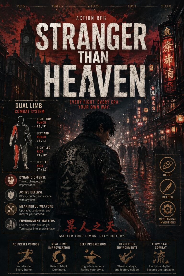 Stranger Than Heaven Dual Limb Combat System: A Deep Dive Into RGG’s New Fighting Mechanic