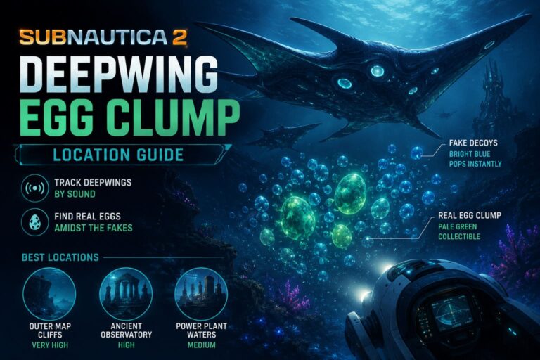 Subnautica 2 Deepwing Egg Clump Location: Guide to Harvesting Deepwing Brooder Eggs