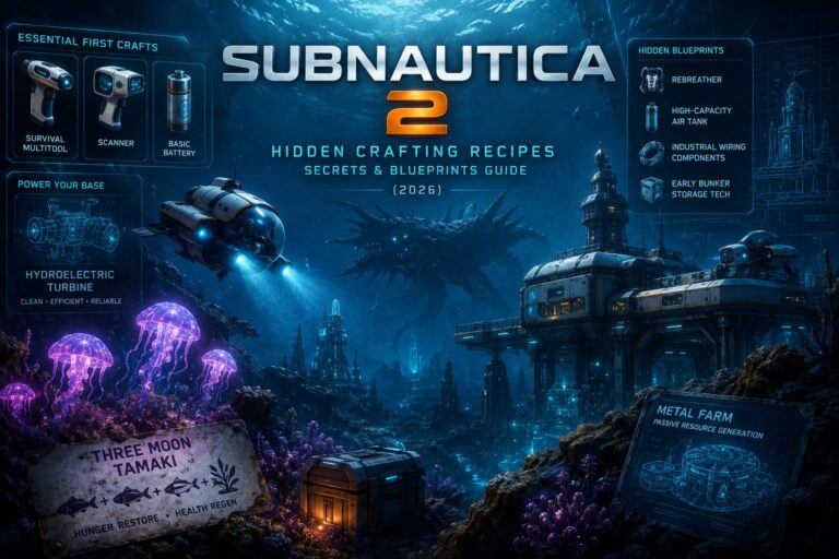 Subnautica 2 Hidden Crafting Recipes: Secrets and Blueprints Guide (2026)
