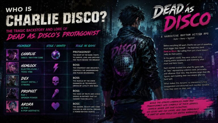 Who is Charlie Disco? The Tragic Backstory and Lore of Dead as Disco’s Protagonist (2026 Guide)