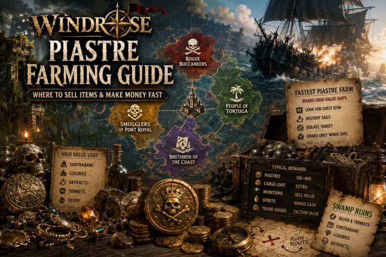 Windrose Piastre Farming Guide: Where to Sell Items and Make Money Fast
