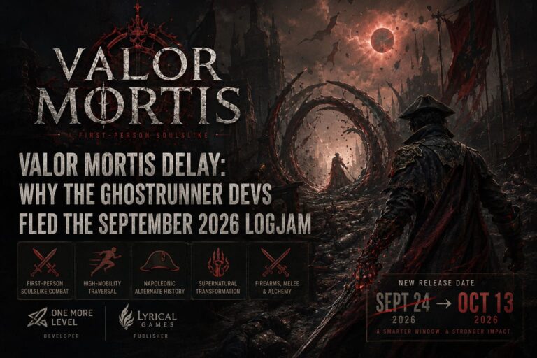 Valor Mortis Delay: Why the Ghostrunner Devs Fled the September 2026 Release Logjam