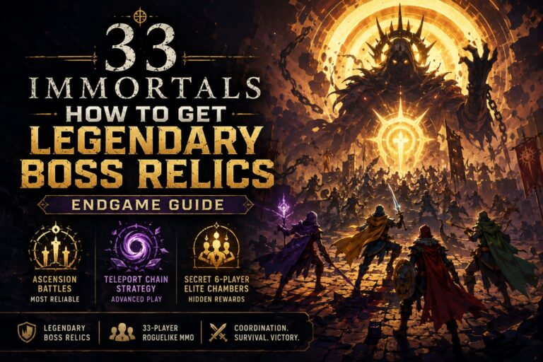 33 Immortals: How to Get Legendary Boss Relics (Endgame Guide)
