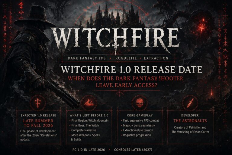 Witchfire 1.0 Release Date: When Does the Dark Fantasy Shooter Leave Early Access?