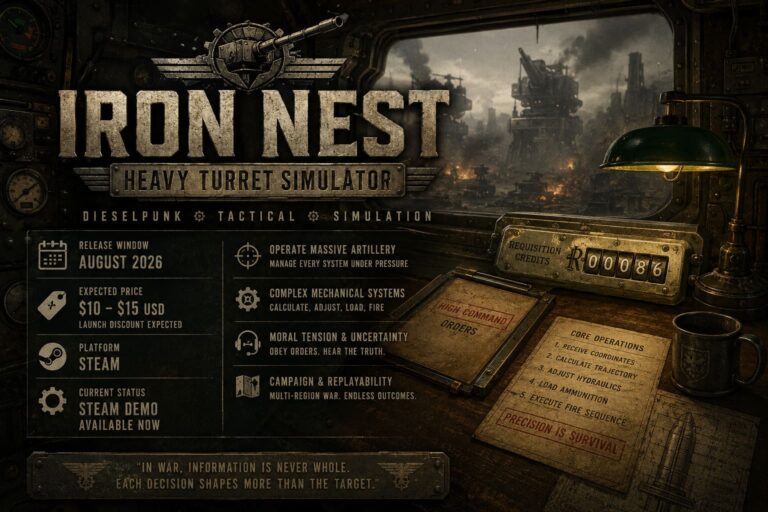 Iron Nest Dieselpunk Game Full Version Price: Release Date, Steam Demo, and Latest Rumors