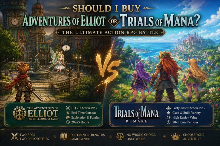 Should I Buy Adventures of Elliot or Trials of Mana? The Ultimate Action RPG Battle