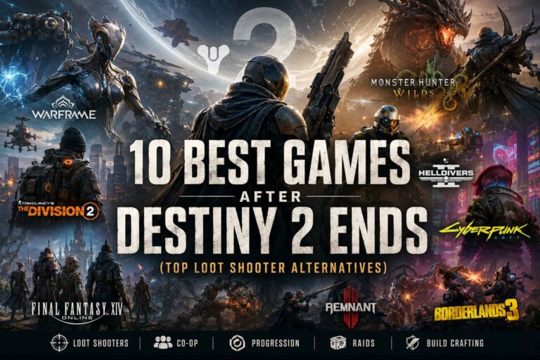 10 Best Games to Play After Destiny 2 Ends Development (Top MMO & Looter Shooters)