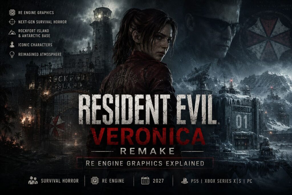 Resident Evil Veronica Remake and RE Engine Graphics Explained • PixelNitro