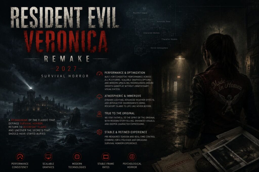 Resident Evil Veronica Remake and RE Engine Graphics Explained • PixelNitro