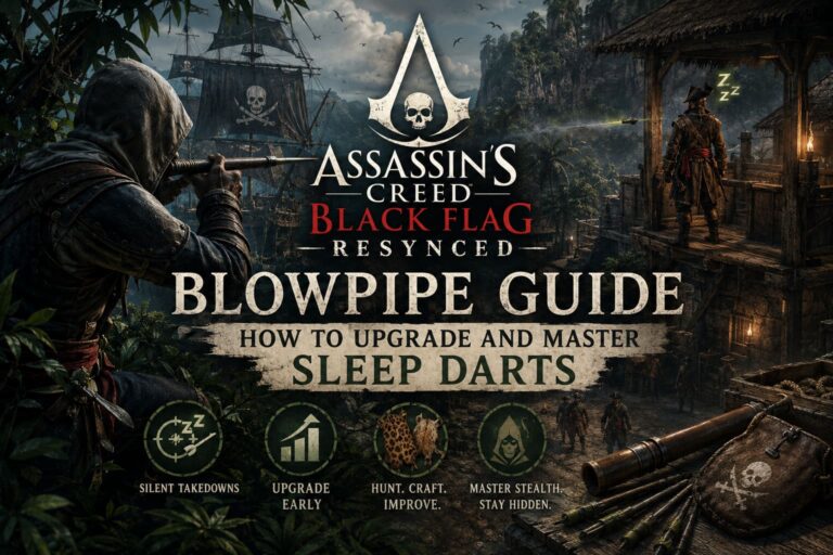 Assassin’s Creed Black Flag Resynced Blowpipe Guide: How to Upgrade and Master Sleep Darts