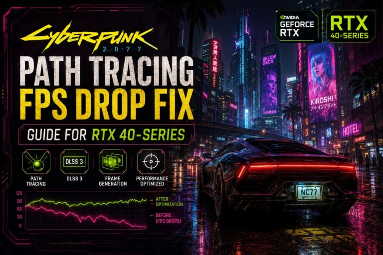 Cyberpunk 2077 Path Tracing FPS Drop Fix: Guide for RTX 40-Series