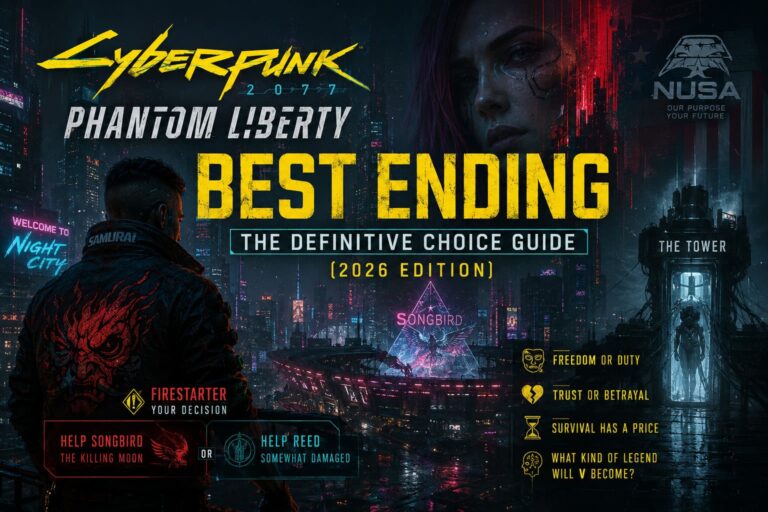 Cyberpunk 2077 Phantom Liberty Best Ending: The Definitive Choice Guide (2026 Edition)
