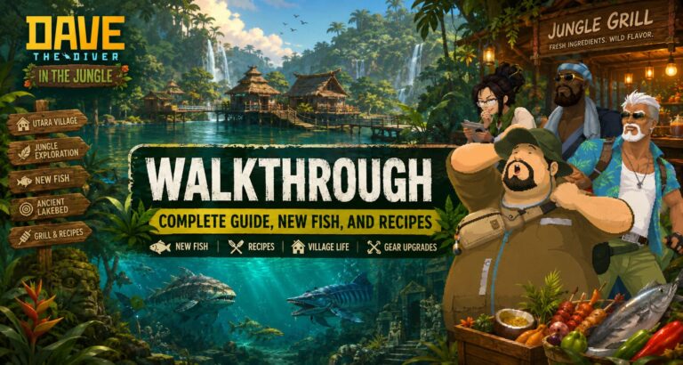 Dave the Diver In the Jungle DLC Walkthrough: Complete Guide, New Fish, and Recipes
