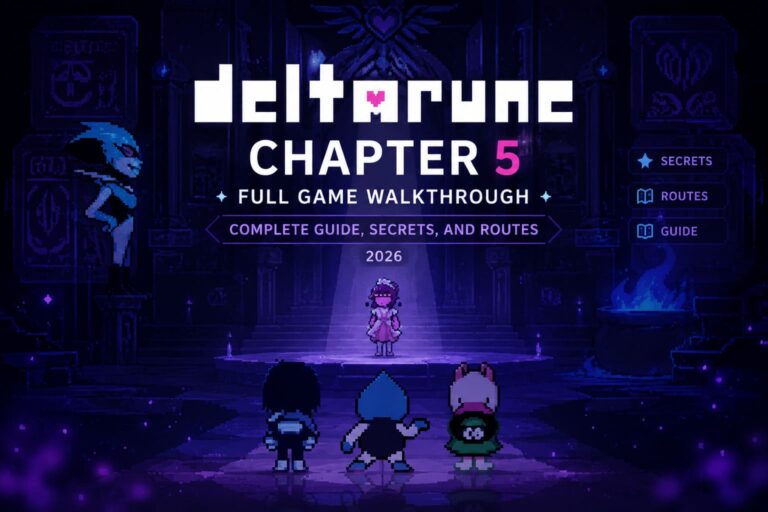 Deltarune Chapter 5 Full Game Walkthrough: Complete Guide, Secrets, and Routes (2026)