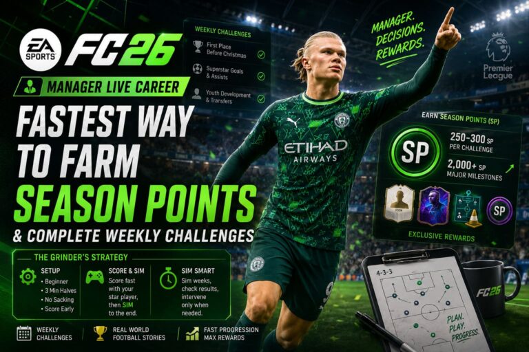 EA FC 26 Manager Live Challenges Walkthrough: How to Complete Weekly Objectives Fast for Season Points