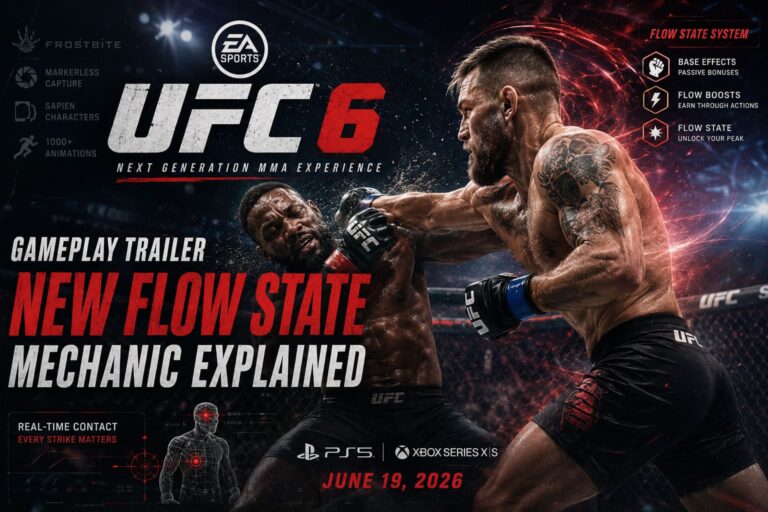 EA Sports UFC 6 Gameplay Trailer: New Flow State Mechanic Explained