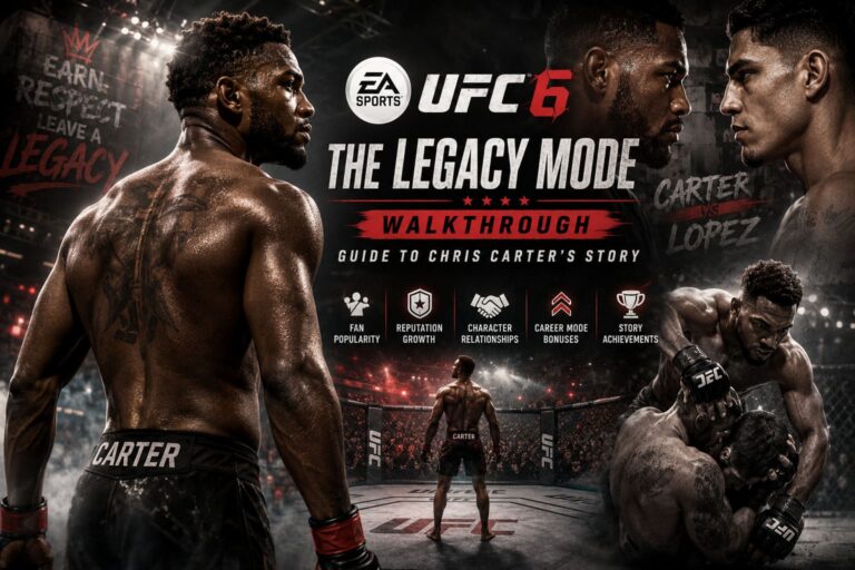EA Sports UFC 6 The Legacy Mode Walkthrough: Guide to Chris Carter’s Story
