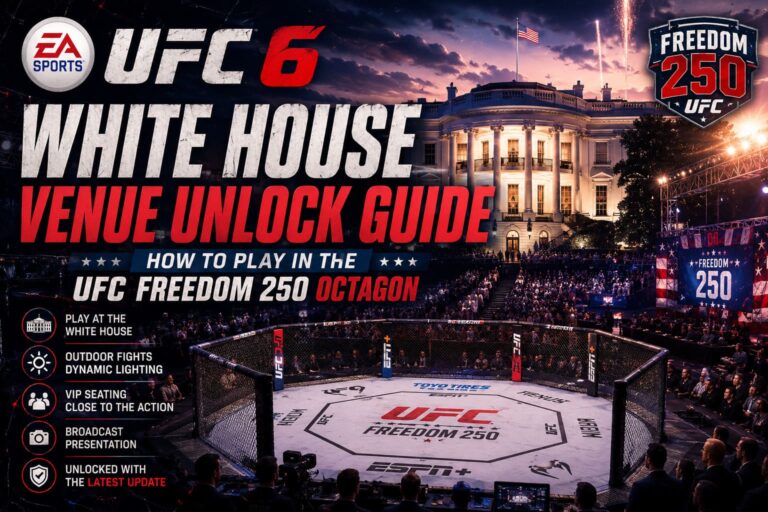 EA Sports UFC 6 White House Venue Unlock Guide: How to Play in the UFC Freedom 250 Octagon