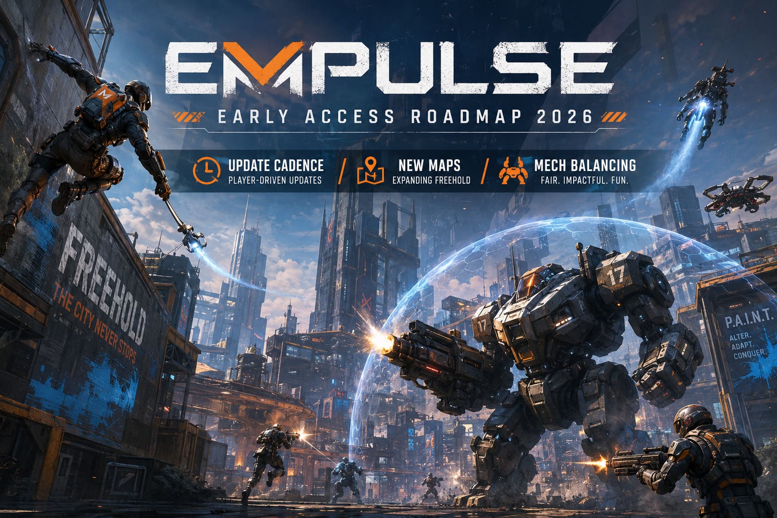 EMPULSE Early Access Roadmap 2026 Update Cadence New Maps And Mech EMPULSE Early Access Roadmap 2026 Update Cadence New Maps And Mech Balancing Revealed 2 Optimized 