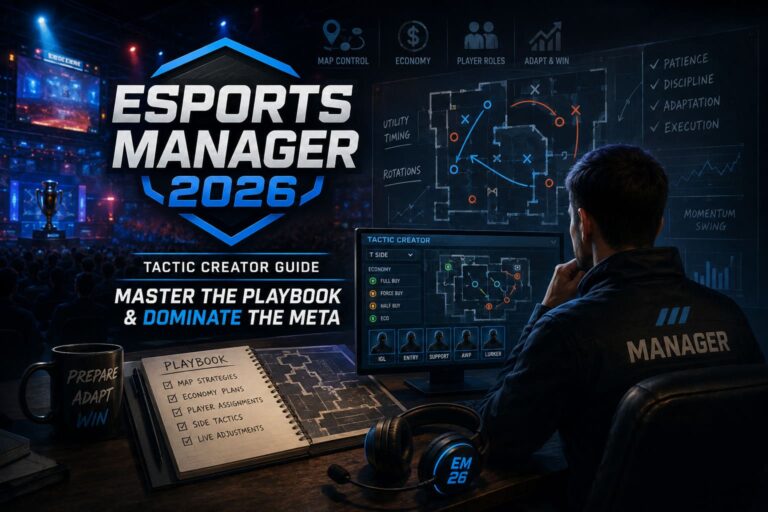 Esports Manager 2026 Tactic Creator Guide: Master the Playbook & Dominant the Meta