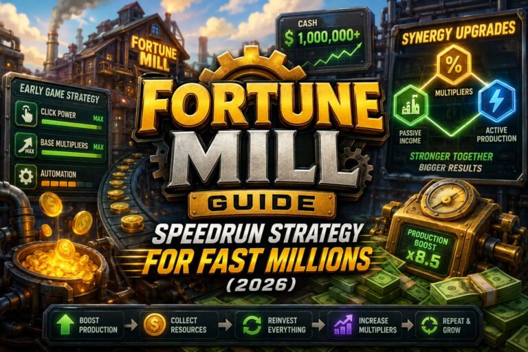 Fortune Mill Guide: Speedrun Strategy for Fast Millions (2026)