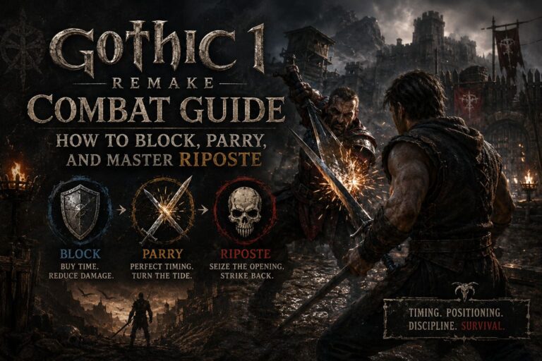 Gothic 1 Remake Combat Guide: How to Block, Parry, and Master Riposte