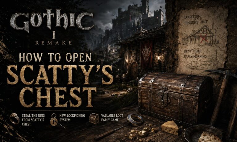 Gothic 1 Remake: How to Open Scatty’s Chest (Lockpick Combination & Solution)