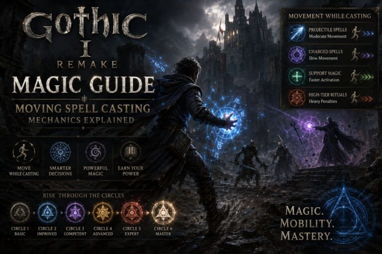 Gothic 1 Remake Magic Guide: Moving Spell Casting Mechanics Explained