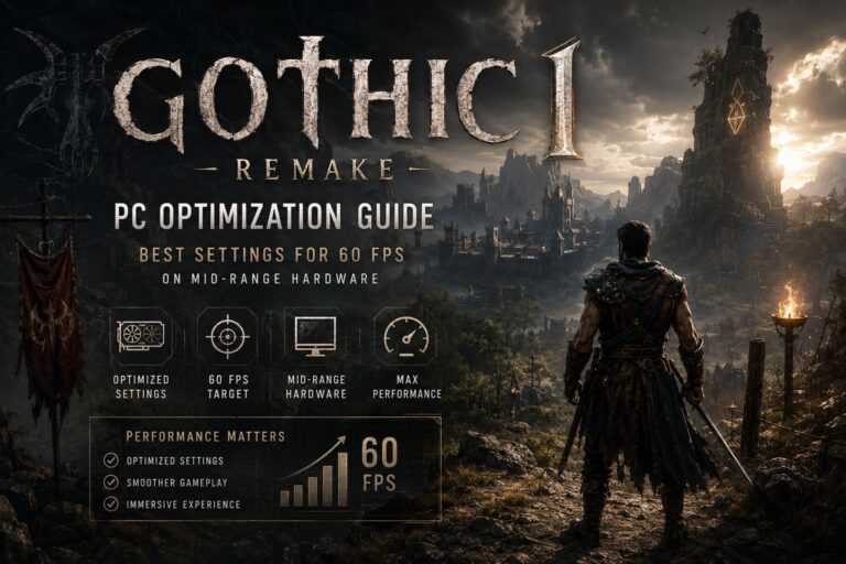 Gothic 1 Remake PC Optimization Guide: Best Settings for 60 FPS on Mid-Range Hardware