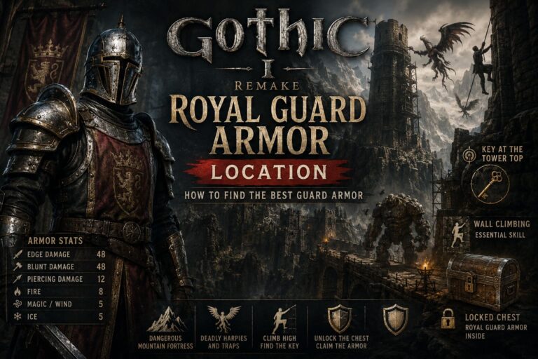 Gothic 1 Remake Royal Guard Armor Location: How to Find the Best Guard Armor